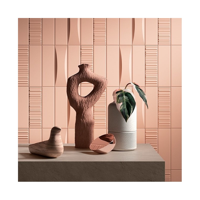 Zellige - carrelage DUST BLUSH DUNA 5x20 cm MAT ou BRILLANT