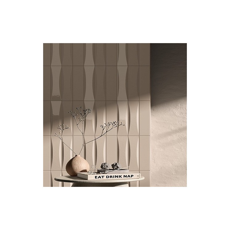 Zellige - carrelage DUST DOVE DUNA 5x20 cm MAT ou BRILLANT