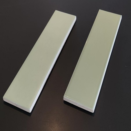 Echantillon - echantillon carrelage DUST SAGE 5x20 cm MAT et BRILLANT