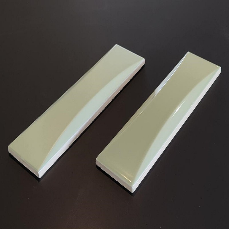 Echantillon - echantillon carrelage DUST SAGE DUNA 5x20 cm MAT et BRILLANT