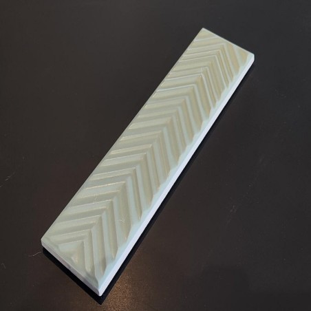 Echantillon - echantillon carrelage DUST SAGE DECOR 5x20 cm LIGNE et CHEVRON