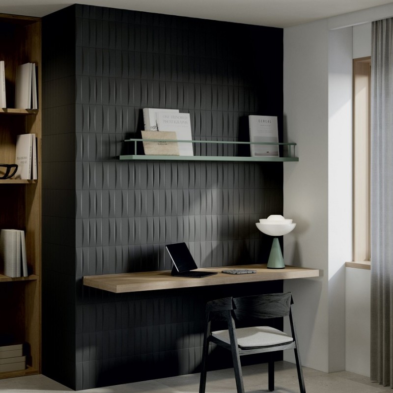 Zellige - carrelage DUST INK 5x20 cm MAT ou BRILLANT