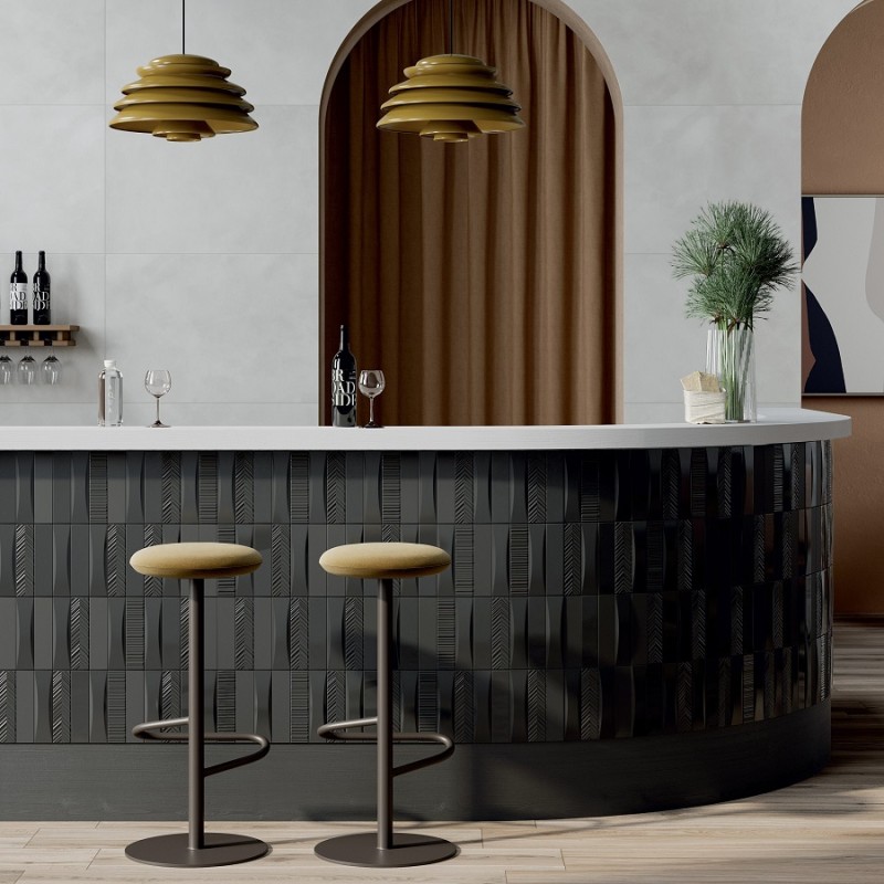 Zellige - carrelage DUST INK DUNA 5x20 cm MAT ou BRILLANT