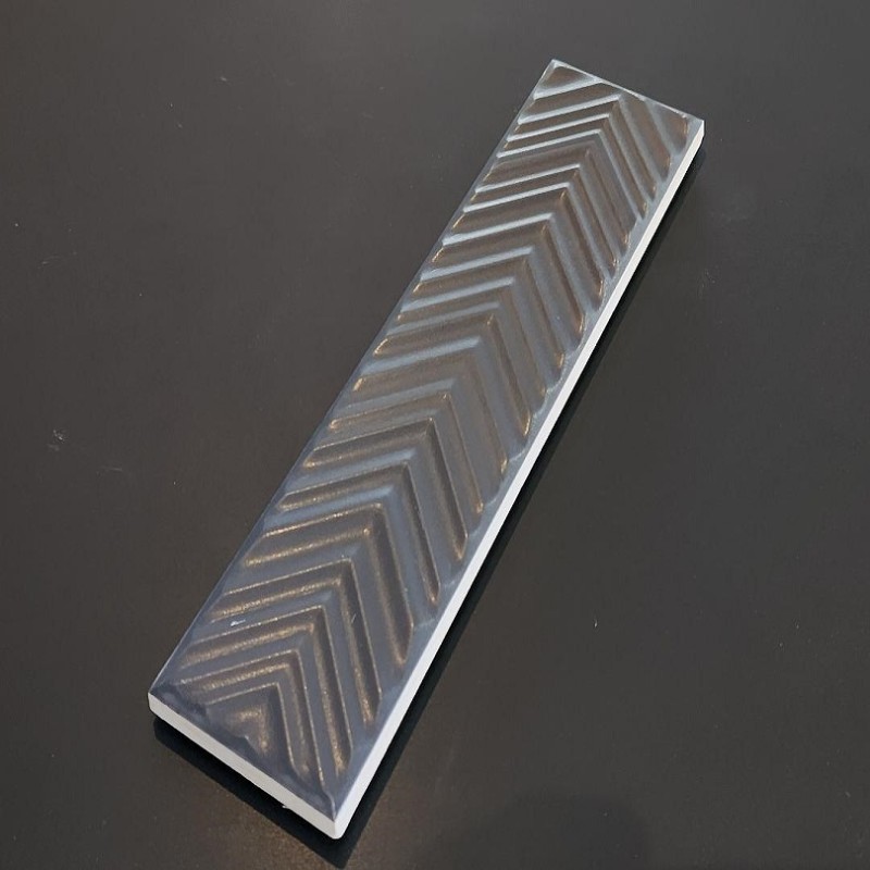 Zellige - carrelage DUST INK DECOR 5x20 cm LIGNE ou CHEVRON