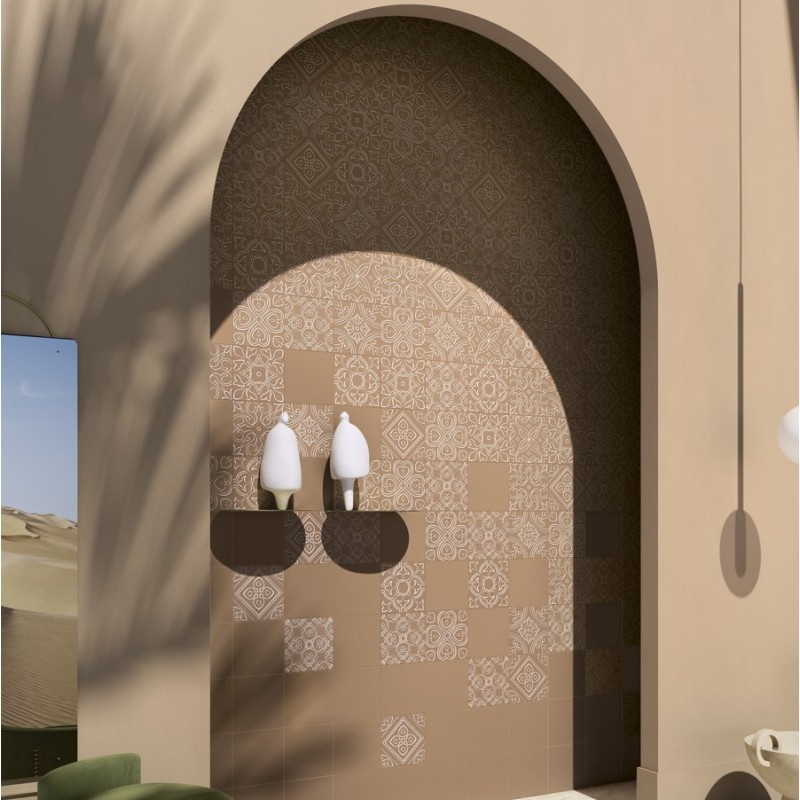 Carreaux ciment - carrelage effet carreaux ciment 20 x 20 cm MIX BRICK