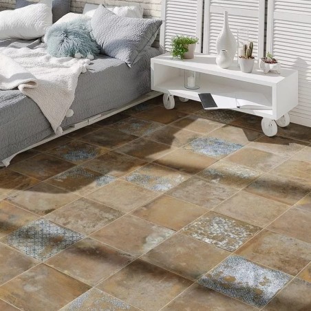 Terre cuite - Carrelage effet terre cuite 33,3 x 33,3 cm ANTIQUA TERRA