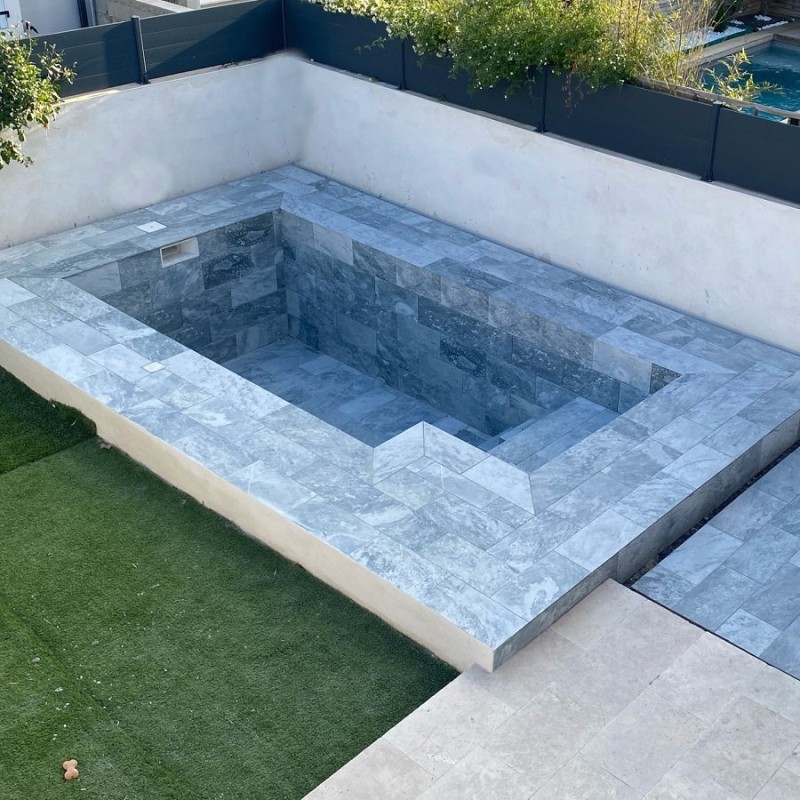 Effet pierre - Carrelage BALI ASH 30x60cm R11 antidérapant rectifié