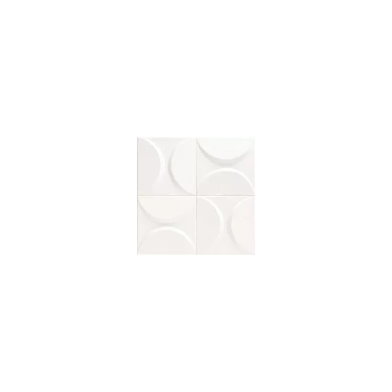 Echantillon - echantillon carrelage 3D WHITE 33x33 cm