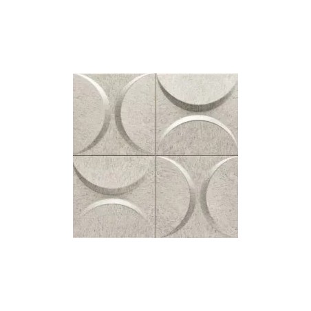 Echantillon - echantillone carrelage 3D ZINC 33x33 cm effet métallique