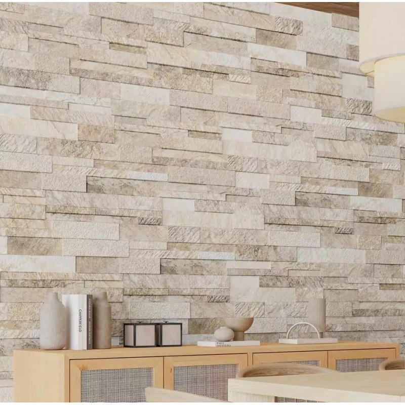 Plaquette de parement - carrelage parement PIETRA BEIGE 31x56 cm effet pierre