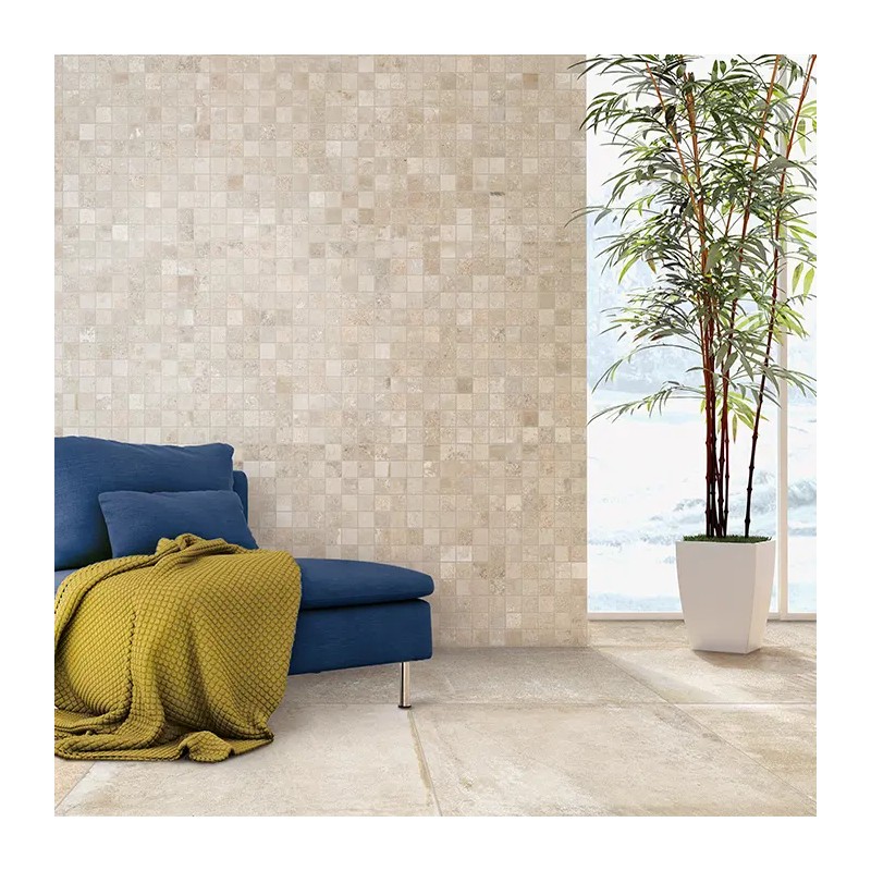 Dalle sur plots terrasse - DALLE SUR PLOTS BLOIS BEIGE 90x90x2 cm rectifié antidérapante