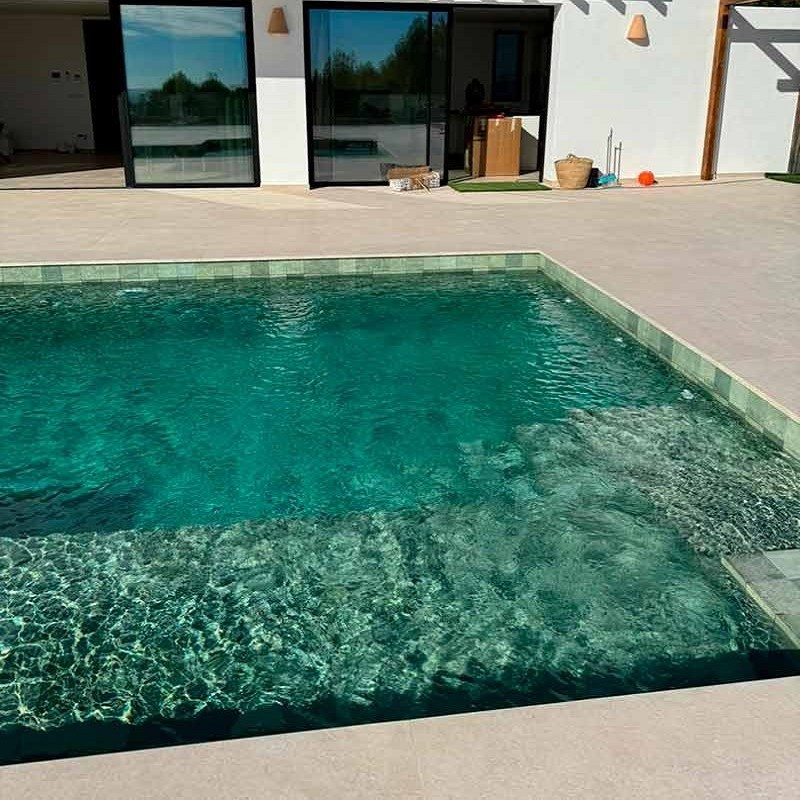 Carrelage - carrelage piscine BALI GREEN 30x60 cm imitation pierre de bali