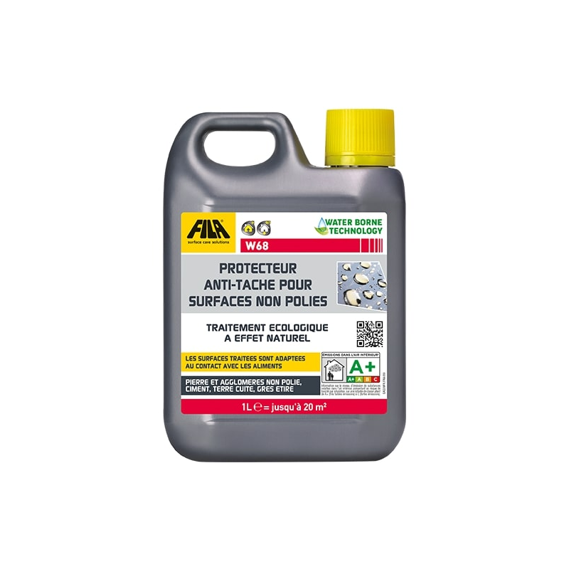 Entretien - Protecteur ANTI-TACHES FILA W68 1L pour terre cuite et bejmat effet naturel