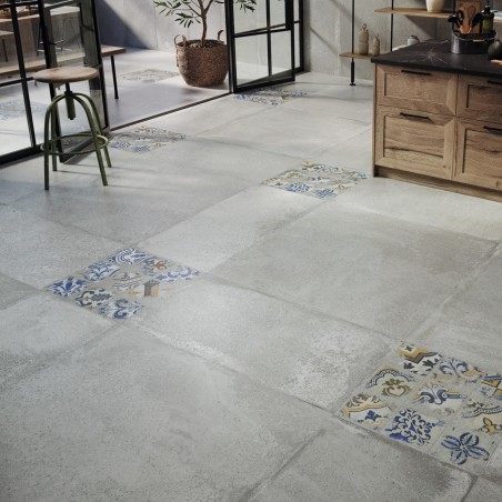 Terre cuite - Carrelage imitation terre cuite 120x120cm CASALE CENERE