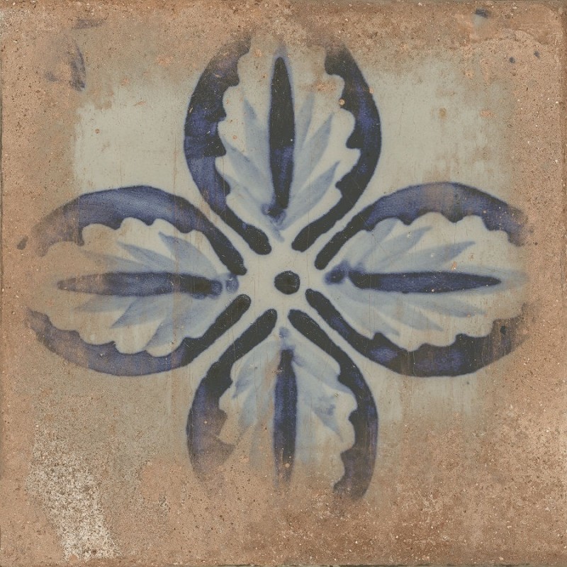 Carreaux ciment - carrelage décor imitation carreaux ciment vieilli 120x120 cm CASALE COTTO