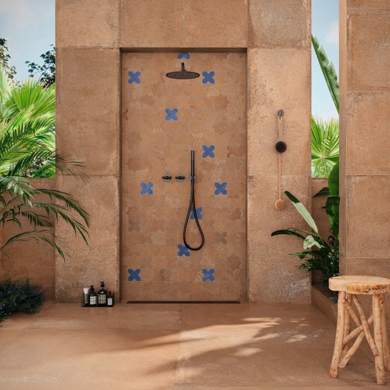 Terre cuite - Carrelage imitation terre cuite 60x120cm CASALE COTTO antidérapant