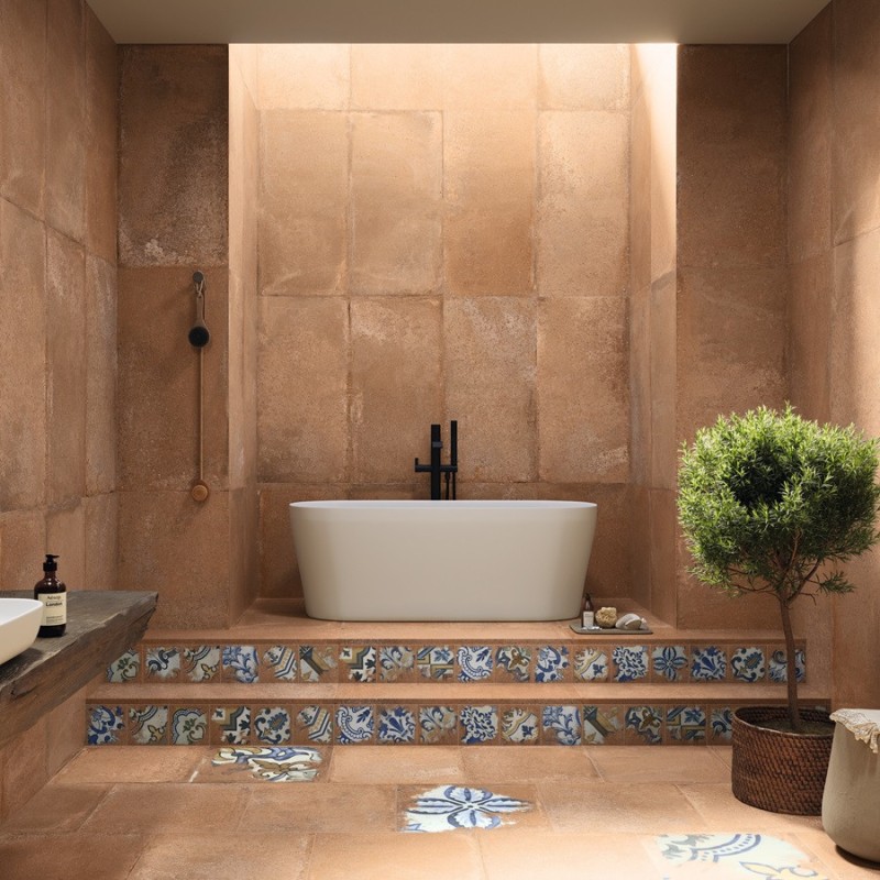 Terre cuite - Carrelage imitation terre cuite 90x90cm CASALE COTTO