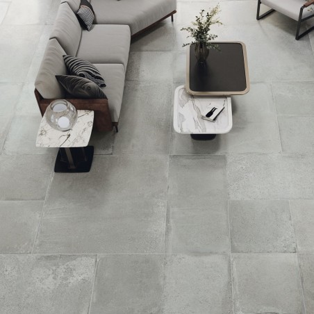 Terre cuite - Carrelage imitation terre cuite 60x60cm CASALE CENERE