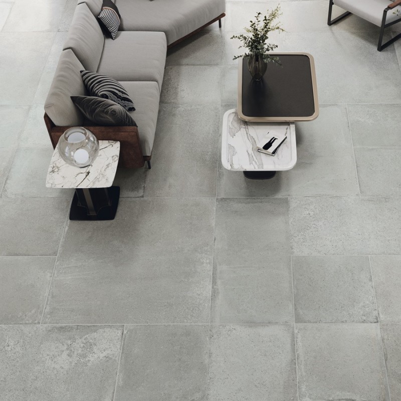 Terre cuite - Carrelage imitation terre cuite 60x60cm CASALE CENERE