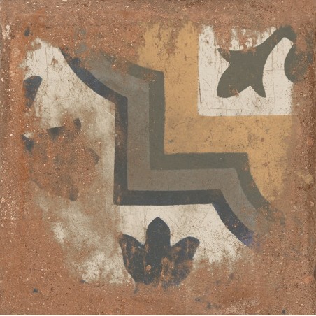 Carreaux ciment - carrelage décor imitation carreaux ciment vieilli 60x60 cm CASALE COTTO