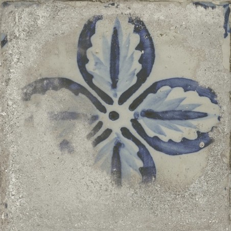 Carreaux ciment - carrelage décor imitation carreaux ciment vieilli 60x60 cm CASALE CENERE
