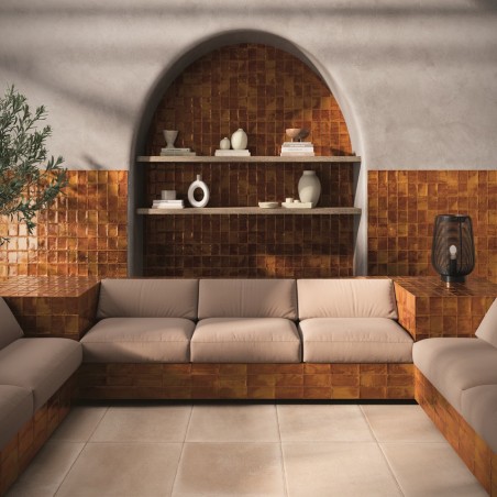 Terre cuite - Carrelage CLOS TERRA 60x120cm imitation terre cuite