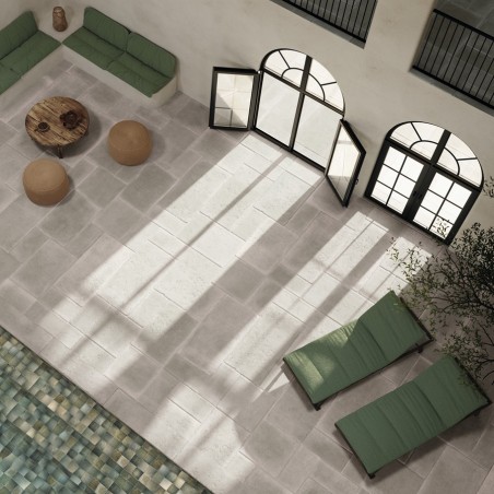 Terre cuite - Carrelage CLOS CENERE 60x60cm imitation terre cuite antidérapant