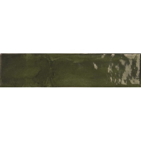 Echantillon - Echantillon Carrelage effet zellige 6x24,6 cm SOROLLA GREEN