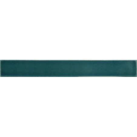 Echantillon - Echantillon Carrelage effet zellige 5x40 cm VITRAL PETROL REACTIVE