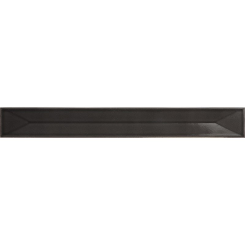 Echantillon - Echantillon Carrelage effet zellige 5x40 cm VITRAL AXIS BLACK