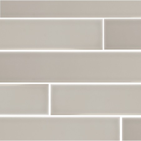 Zellige - Carrelage effet zellige 5x40 cm VITRAL LIGHT GREY