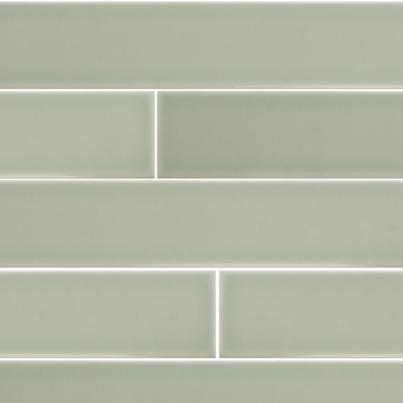 Zellige - Carrelage effet zellige 5x40 cm VITRAL MINT