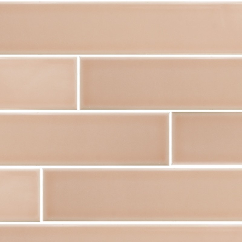 Zellige - Carrelage effet zellige 5x40 cm VITRAL PINK