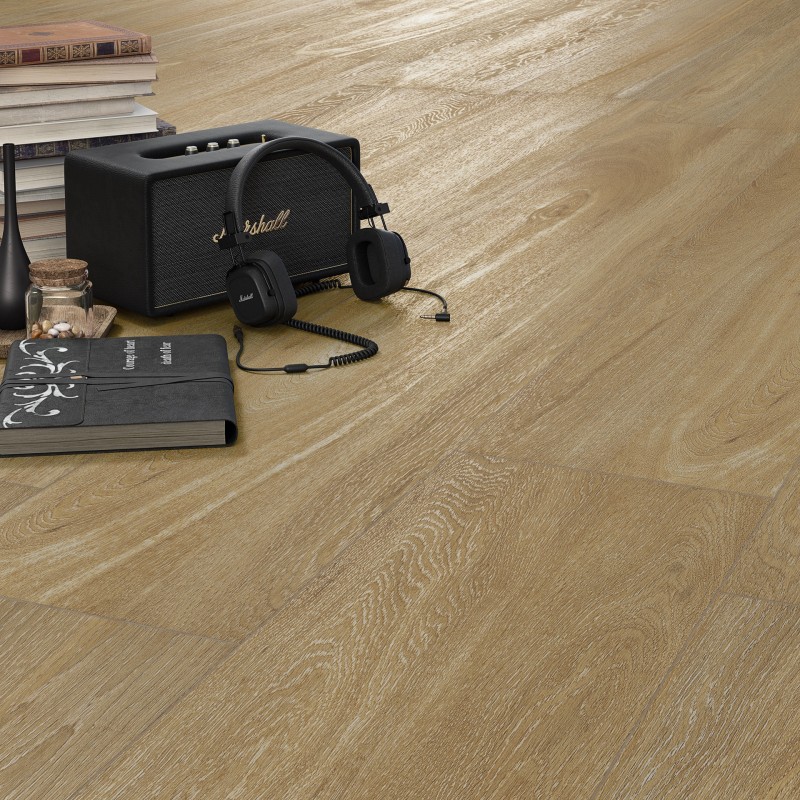 Imitation parquet - Carrelage effet bois 19,4x120 cm OSLO MARRON