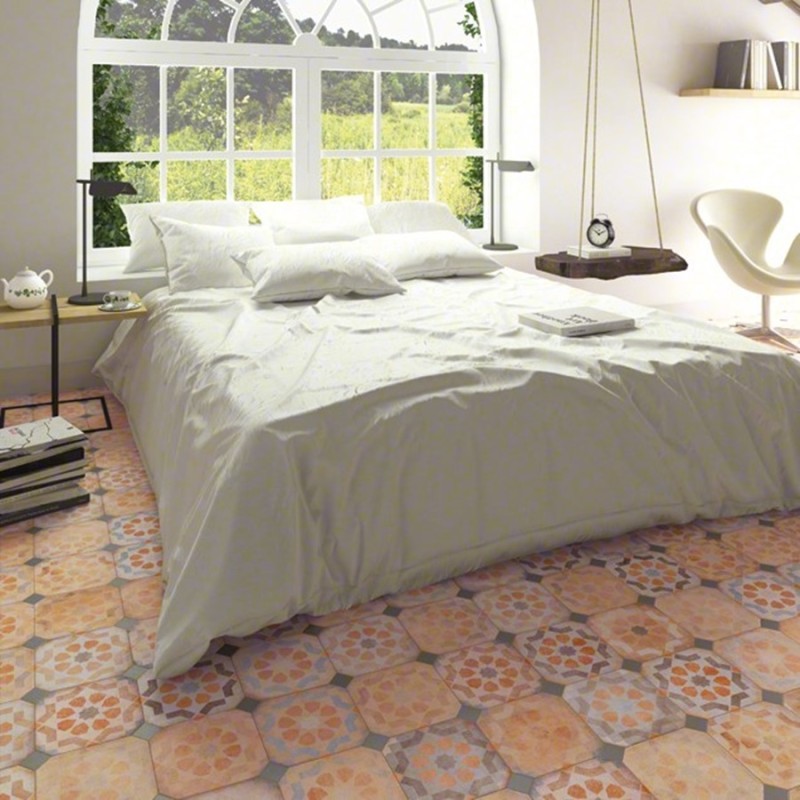 Carreaux ciment - carrelage imitation carreaux ciment 20x20cm Turgis Multicolor