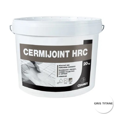 Mortier joint - Cermijoint HRC GRIS TITANE / pot de 20 kg