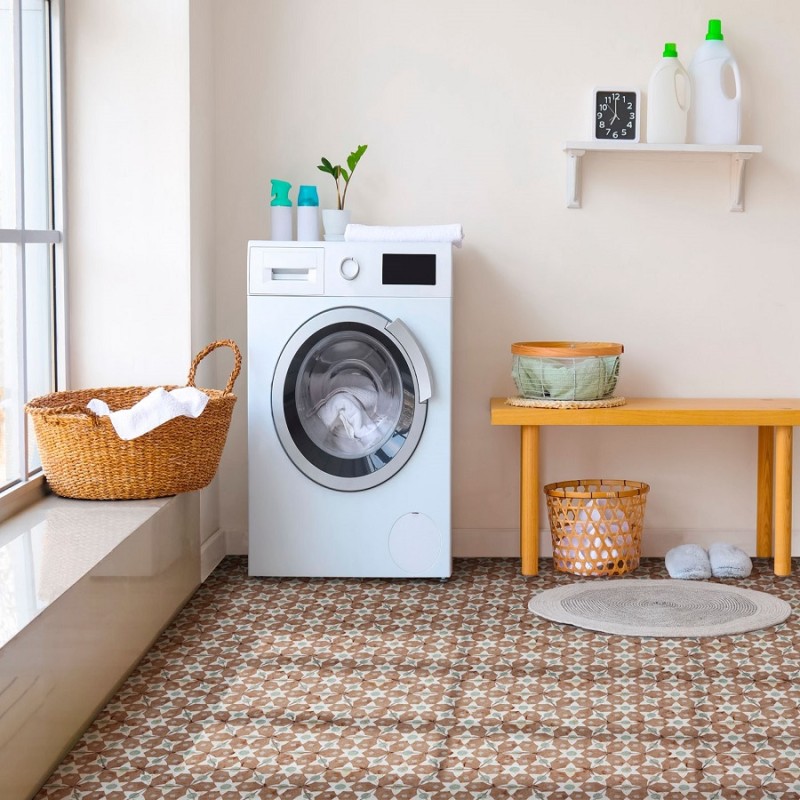 Carrelage hexagonal - Carrelage imitation carreaux ciment 21x25 cm YASMINE