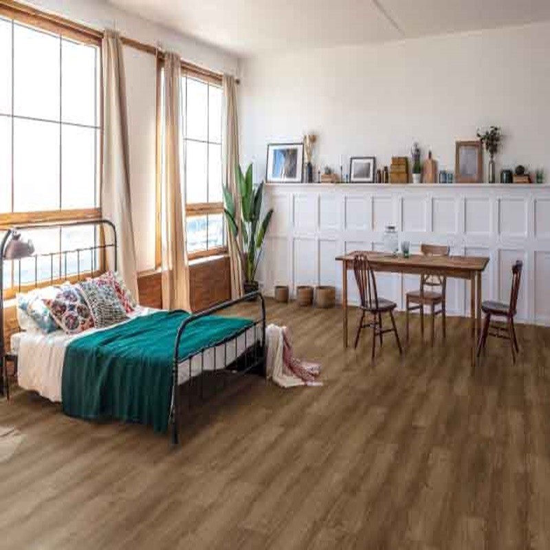 Lame PVC clipsable - Lame pvc à clipser 17,8x123,5 cm CONTEMPORAIN MARRON