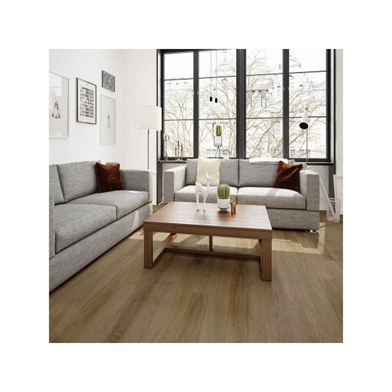 Lame PVC clipsable - Sol pvc à clipser 17,8x123,5 cm CONFORT BEIGE