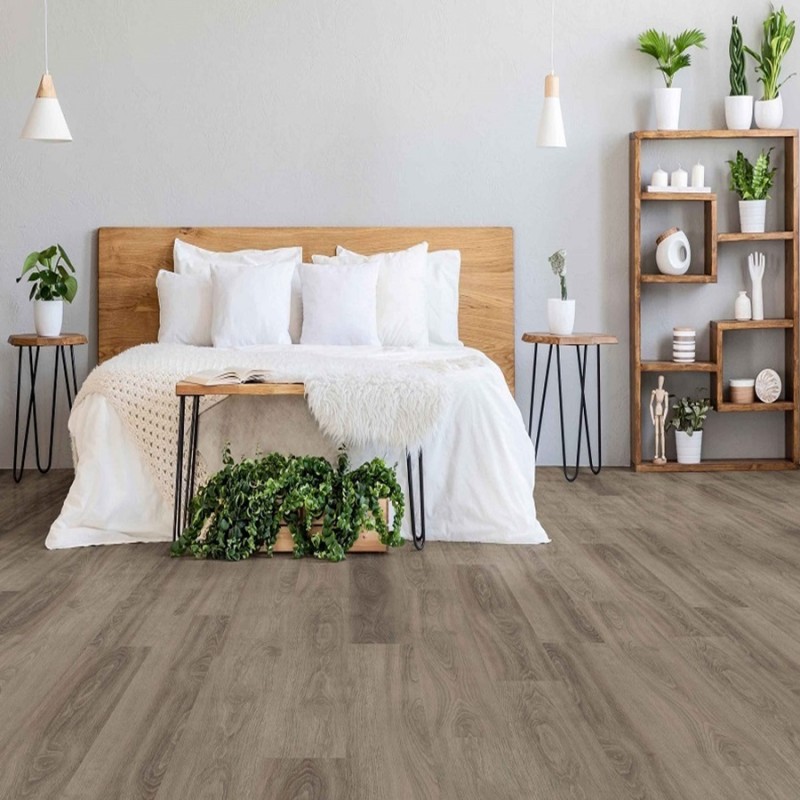 Lame PVC clipsable - Lame pvc à clipser 17,8x123,5 cm CONFORT BRUN