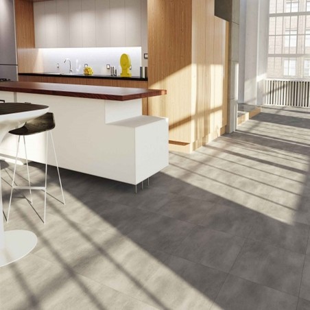 Dalle PVC clipsable - Dalle pvc à clipser 61,5x61,5 cm STUDIO BRUN GRIS