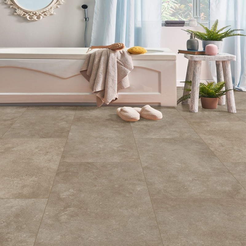 Dalle PVC clipsable - Dalle pvc à clipser 40,5x81 cm LOFT BEIGE