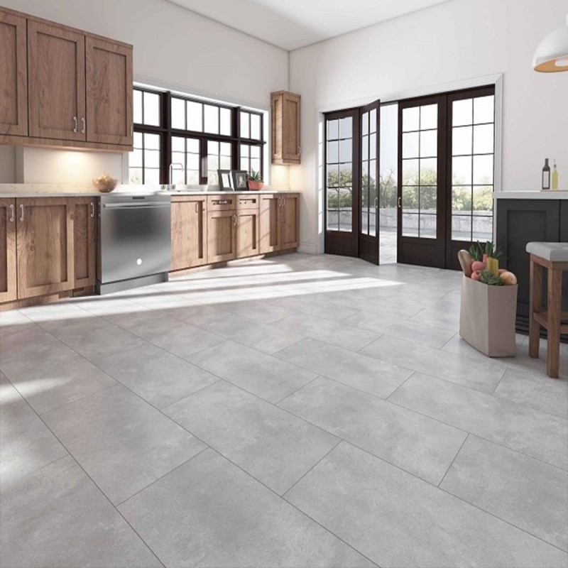 Dalle PVC clipsable - Dalle pvc à clipser 40,5x81 cm LOFT GRIS