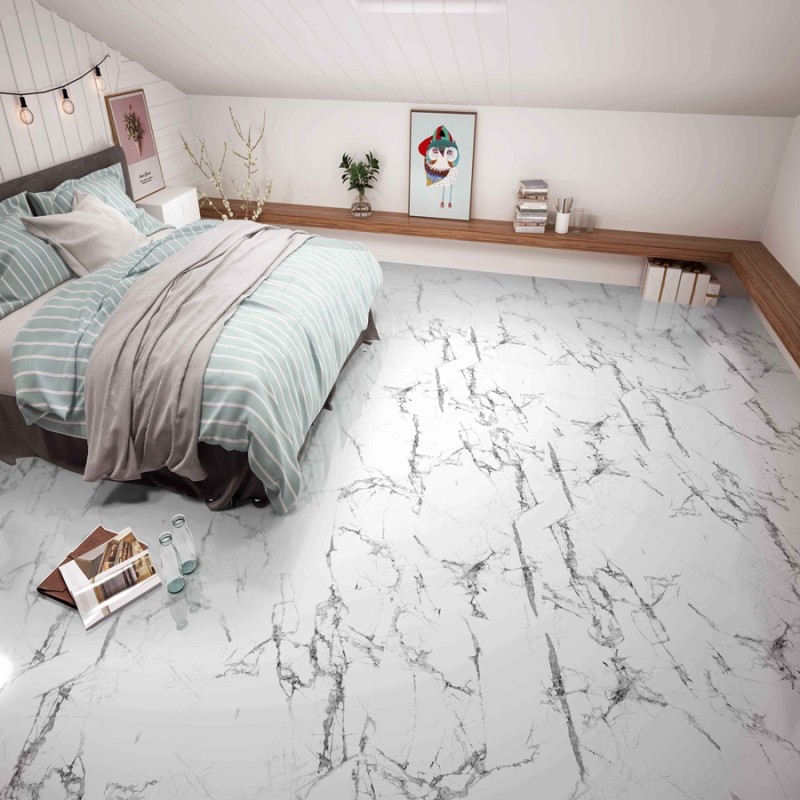 Dalle PVC clipsable - Dalle pvc clipsable 61,5x123 cm HOTEL MABRE BLANC