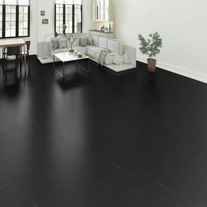 Dalle PVC clipsable - Dalle pvc à clipser 61,5x123 cm HOTEL MABRE NOIR