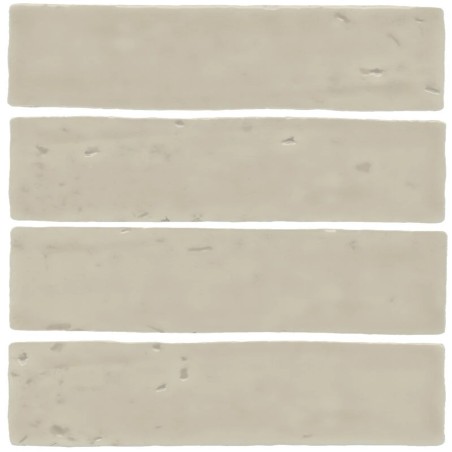 Echantillon - Echantillon Carrelage effet zellige 6x20 cm LAUREL CLAY TAUPE