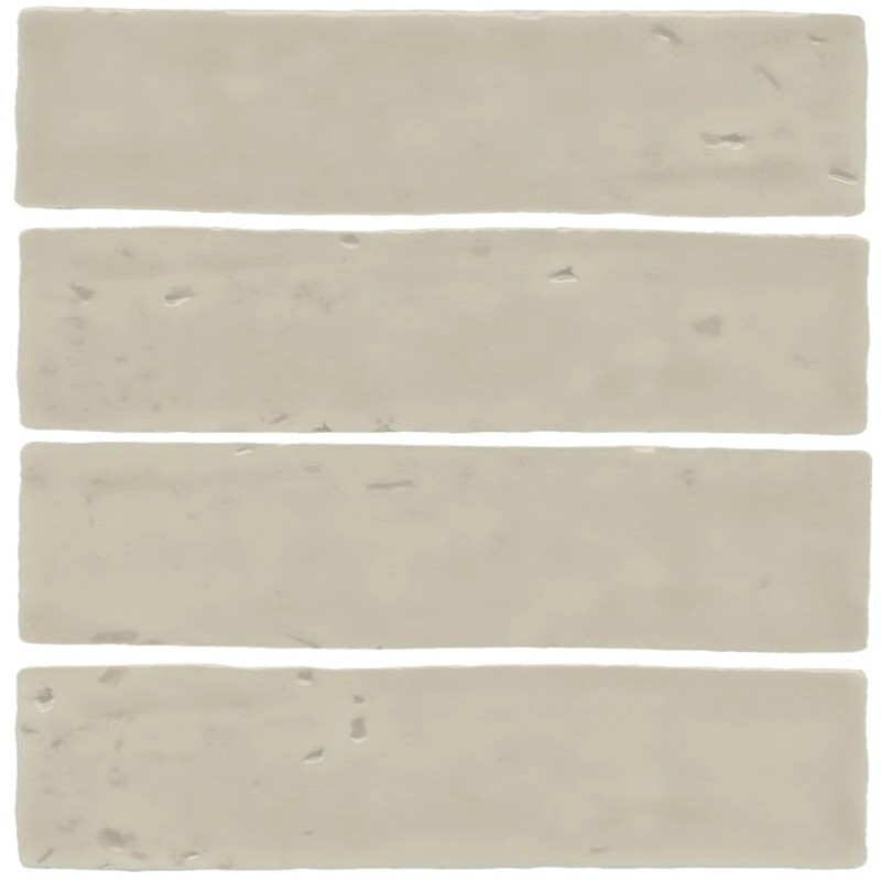 Echantillon - Echantillon Carrelage effet zellige 6x20 cm LAUREL CLAY TAUPE