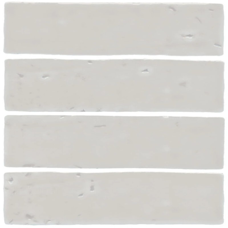 Zellige - Carrelage effet zellige 6x20 cm LAUREL CLAY GREY