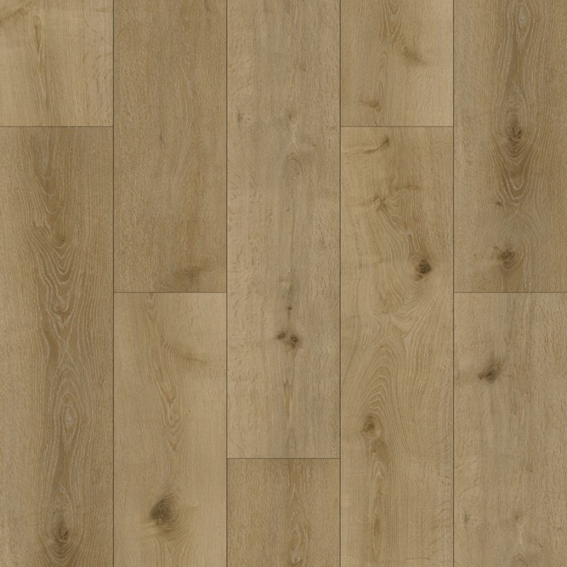 Lame PVC clipsable - Sol pvc rigide à clipser spc effet bois 18,2x122 cm NOYER BEIGE