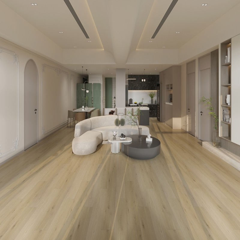 Lame PVC clipsable - Sol pvc rigide à clipser spc effet bois 18,2x122 cm SAPIN HAYA